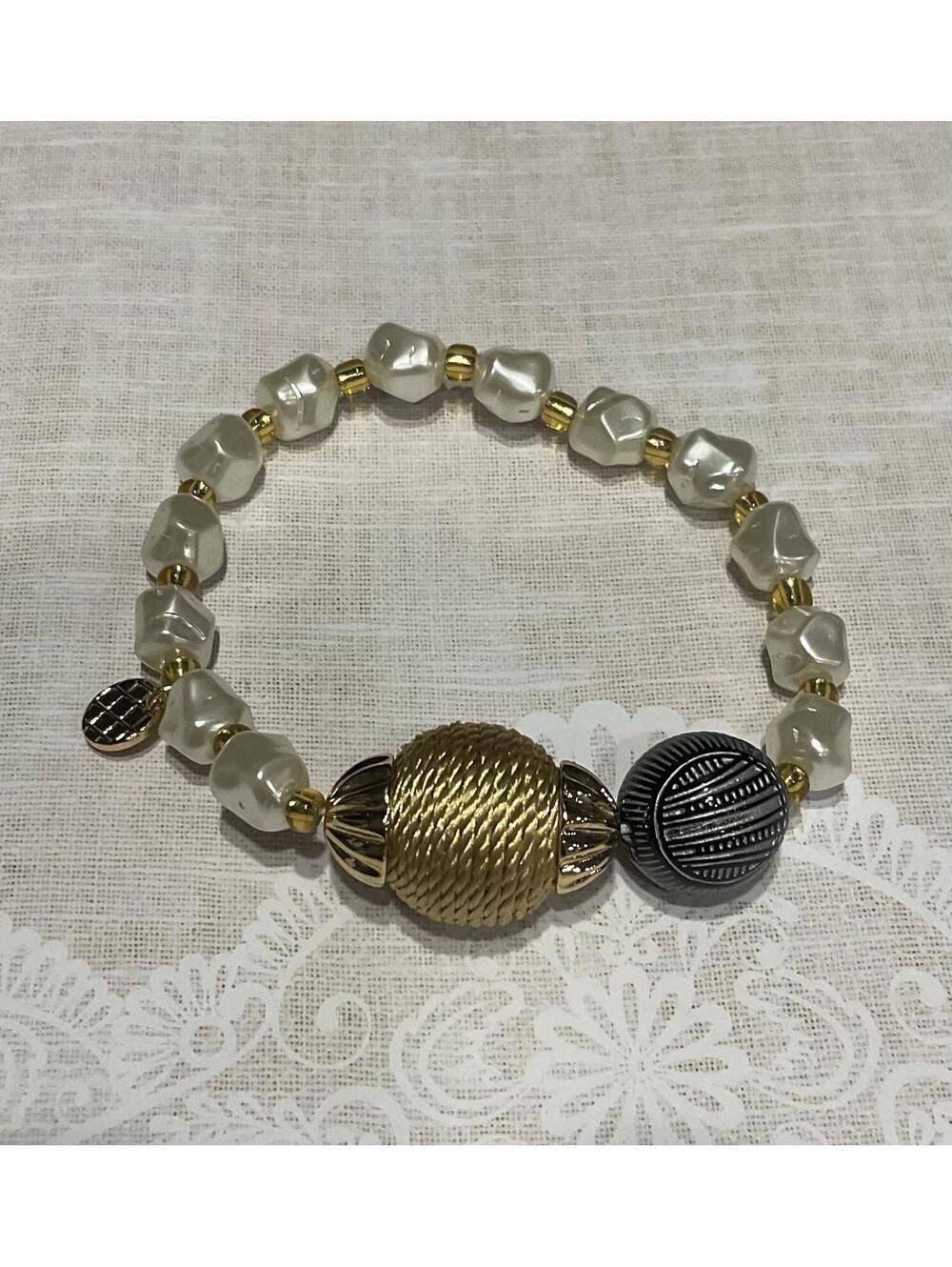 NWOT Talbots Stretchy Beaded Bracelet # 1062